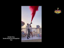 Load and play video in Gallery viewer, Gender Reveal Fire Extinguisher - pink or blue - Gender Party