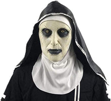 Load image into Gallery viewer, The Conjuring Valak Nun Latex Horror Mask
