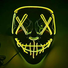 Load image into Gallery viewer, 2021 - Scary Halloween Mask, 3 Lighting Modes Light Up LED Mask