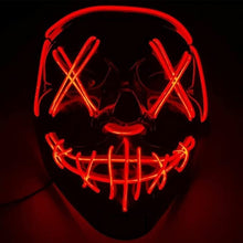 Load image into Gallery viewer, 2021 - Scary Halloween Mask, 3 Lighting Modes Light Up LED Mask