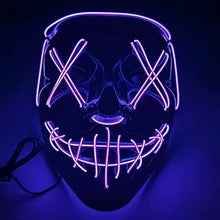 Load image into Gallery viewer, 2021 - Scary Halloween Mask, 3 Lighting Modes Light Up LED Mask