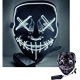 Load image into Gallery viewer, 2021 - Scary Halloween Mask, 3 Lighting Modes Light Up LED Mask