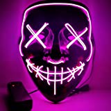 Load image into Gallery viewer, 2021 - Scary Halloween Mask, 3 Lighting Modes Light Up LED Mask