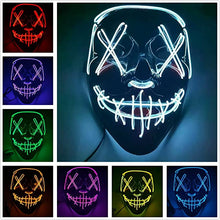 Load image into Gallery viewer, 2021 - Scary Halloween Mask, 3 Lighting Modes Light Up LED Mask