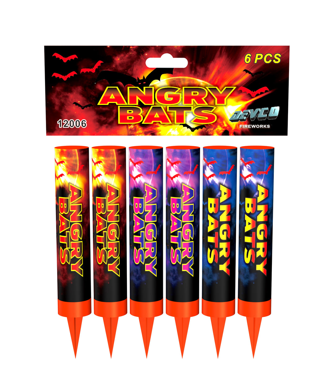 Angry Bats - 6 pack