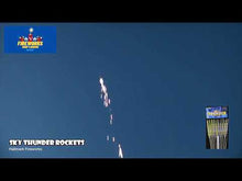 Load and play video in Gallery viewer, Sky Thunder Rockets - 10 pack - by Hallmark Fireworks
