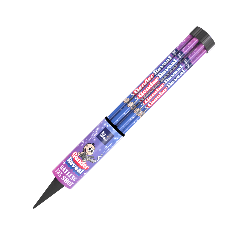 Gatling Gun - Gender Reveal Pink - Big Shotter