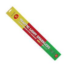 Load image into Gallery viewer, Traffic Light Sparklers - Trafalgar - 5 pack
