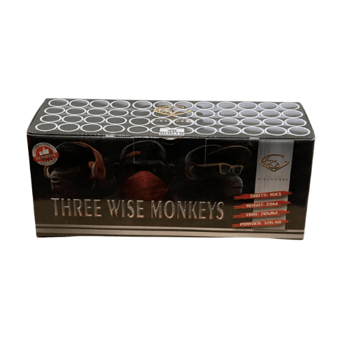 Three Wise Monkeys - 3x small cakes - 16 shots each