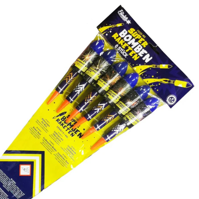 Firework Shop Rockets Bombenraketen Rockets (6 rockets) – Firework Shop London