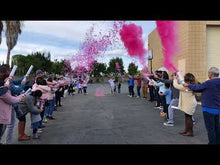 Load and play video in Gallery viewer, Gender Reveal with Confetti and Powder Cannons
