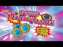 Load and play video in Gallery viewer, Spinning Crackling Saucers - 6 Pack - Trafalgar
