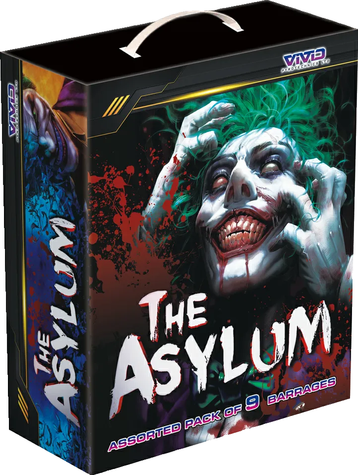 The Asylum 9 Cake Assortment By Vivid Pyrotechnics