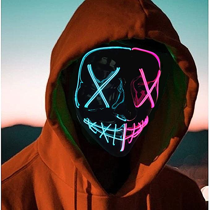 2021 - Halloween Light Up Mask