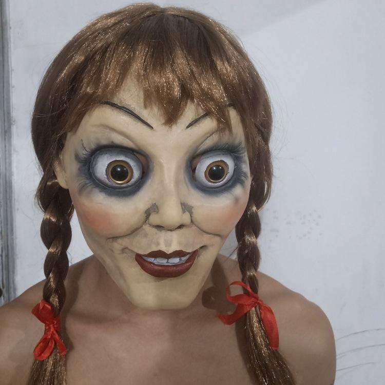 Annabelle Mask with wig